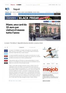 Repubblica web 27 nov 2018 Open MANN